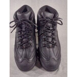 Worx Red Wing Steel Toe Boots‎ Mens 6.5 M Black Leather ASTM  F2413-18